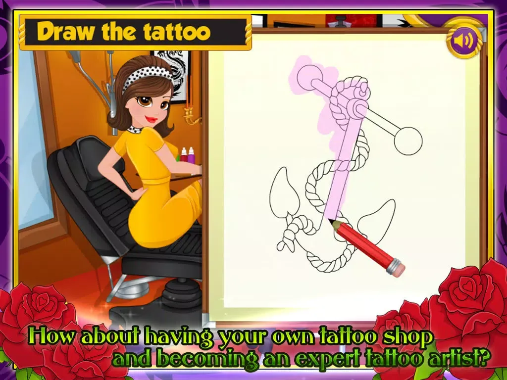 Girl’s Tattoo iPad  سکرین شاٹس
