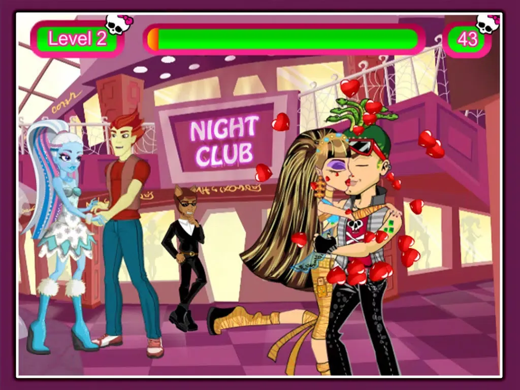 Capturas de tela do Monster Kissing Game iPad 