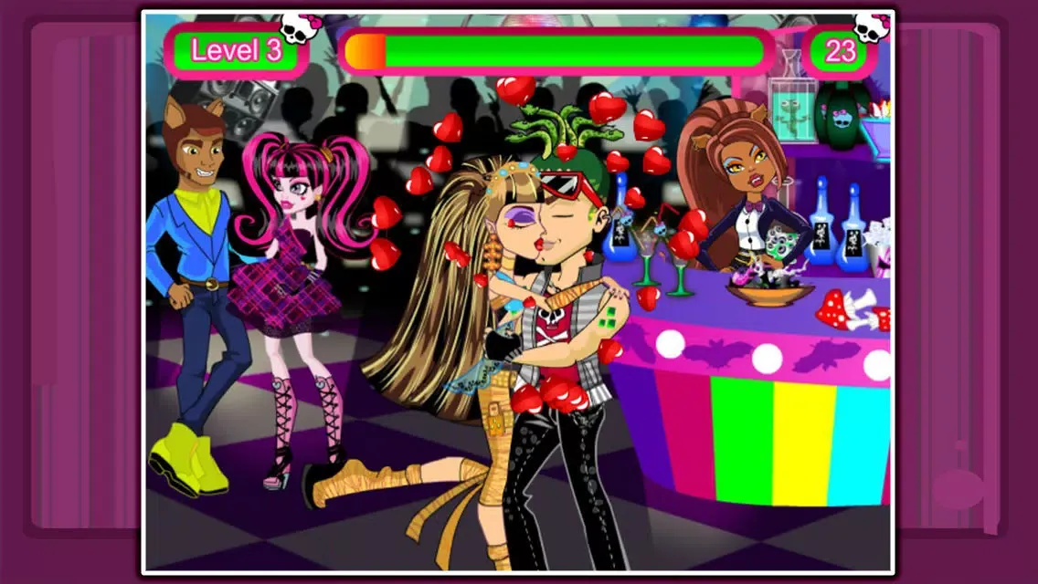 Capturas de tela do Monster Kissing Game