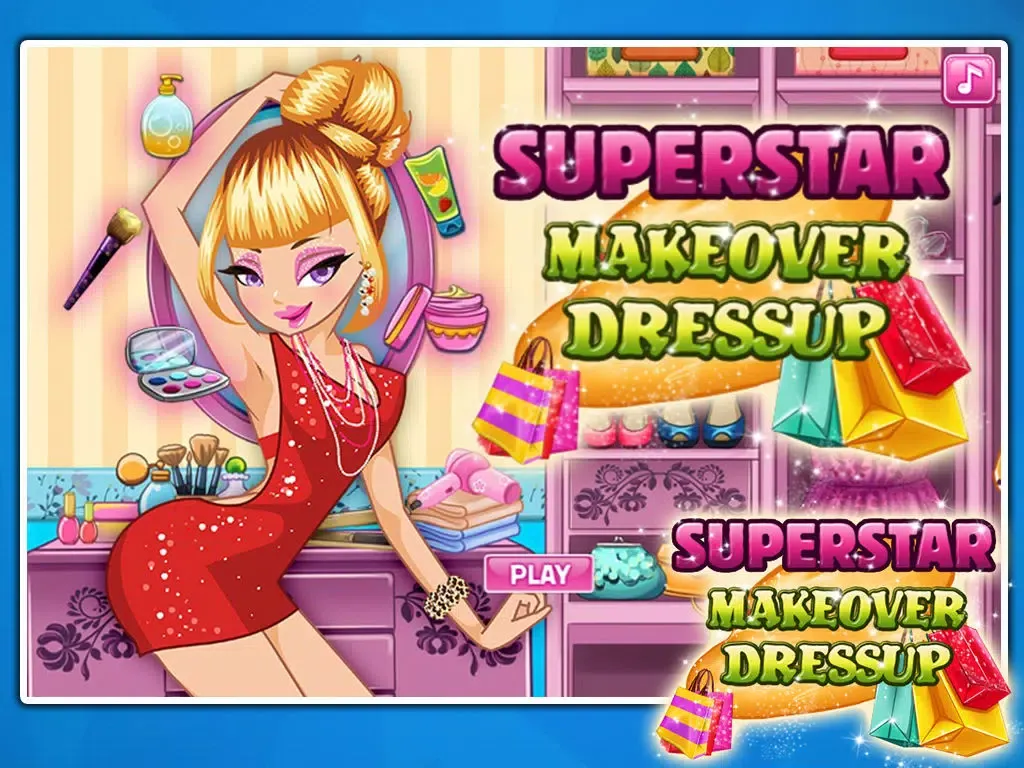 Superstar Makeover&Dressup iPad  Screenshots