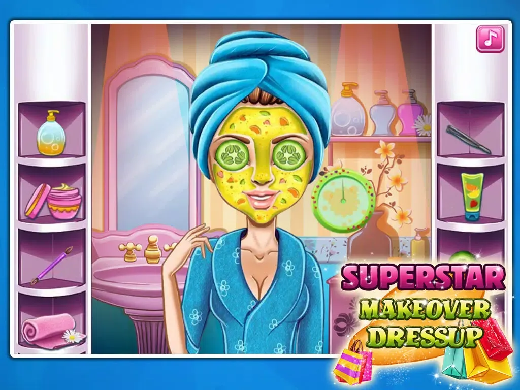 Superstar Makeover&Dressup iPad  Screenshots