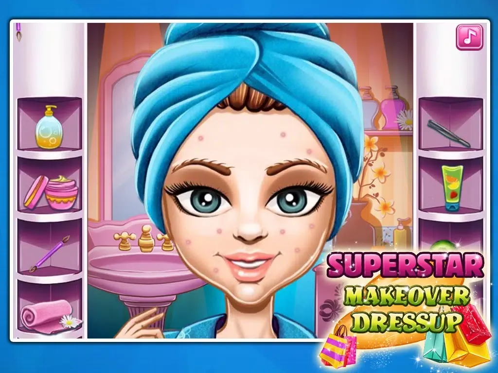 Superstar Makeover&Dressup iPad  Screenshots
