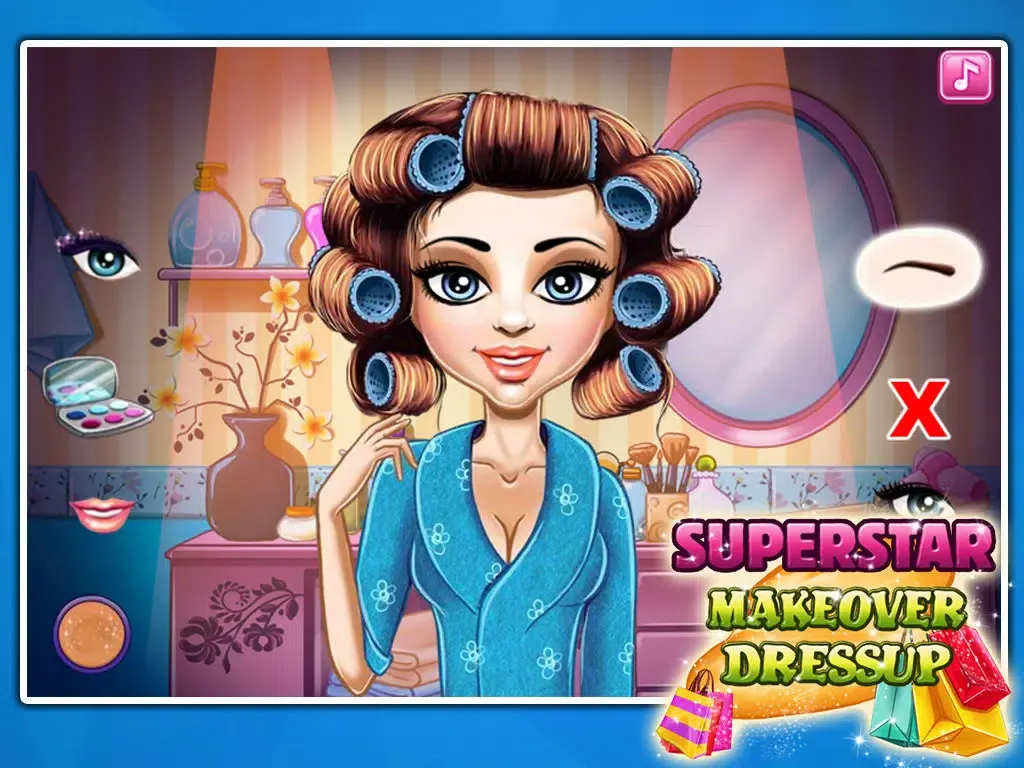 Superstar Makeover&Dressup iPad  Screenshots