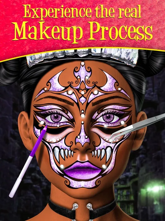 Halloween Makeup Beauty Game iPad  스크린샷