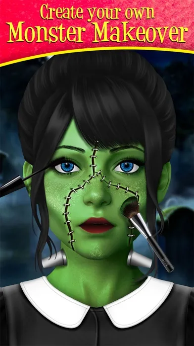 Halloween Makeup Beauty Game 스크린샷