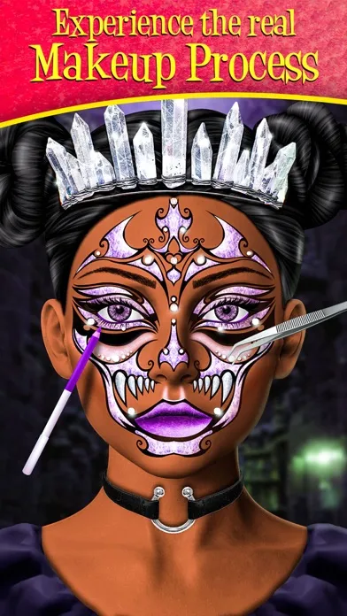 Halloween Makeup Beauty Game 스크린샷