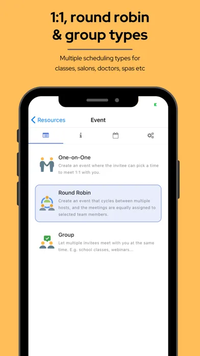 Capturas de tela do DaySchedule - Appointment App