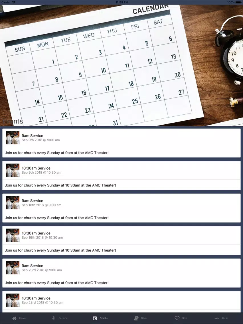 Christ Chapel Spring Hill iPad  Screenshots