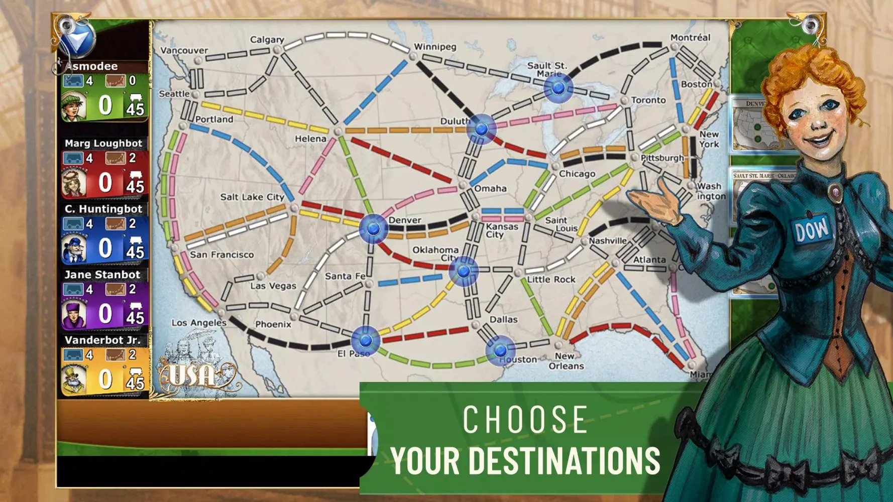 Ticket to Ride Screenshots
