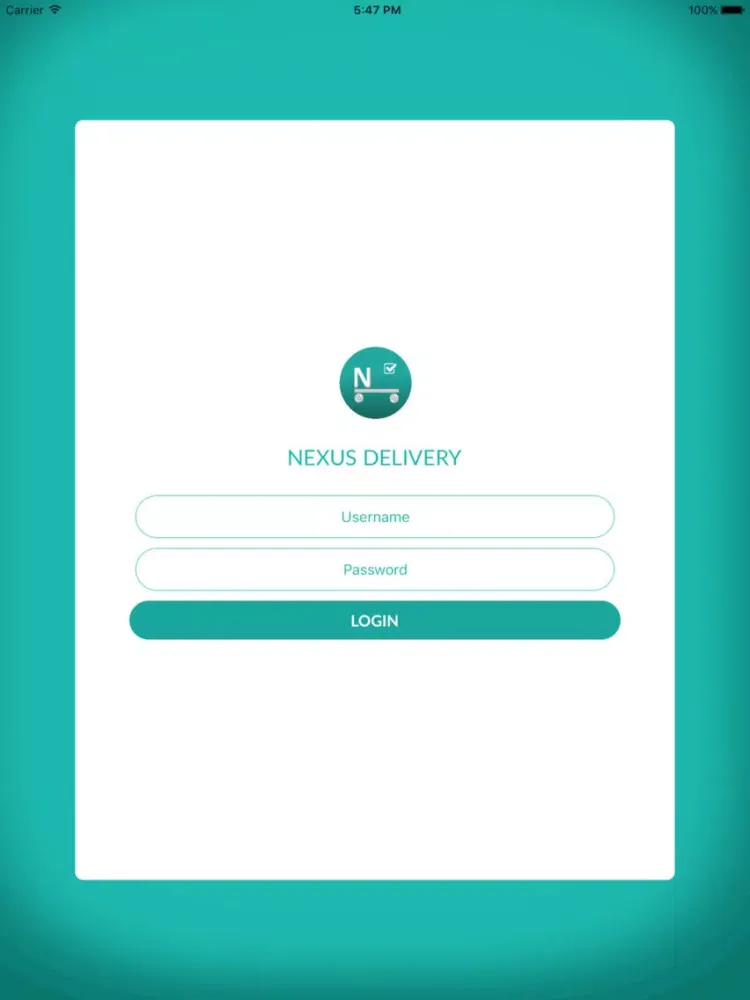 Nexus Delivery iPad  Screenshots