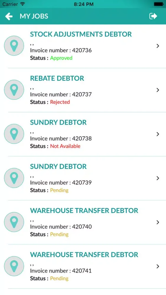 Nexus Delivery Screenshots