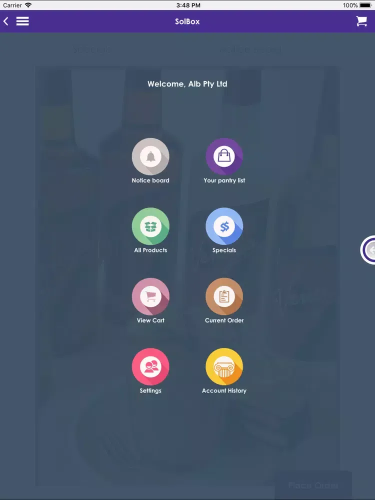 SolBox Orders iPad  سکرین شاٹس