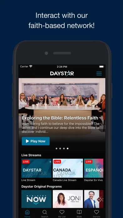 Daystar سکرین شاٹس