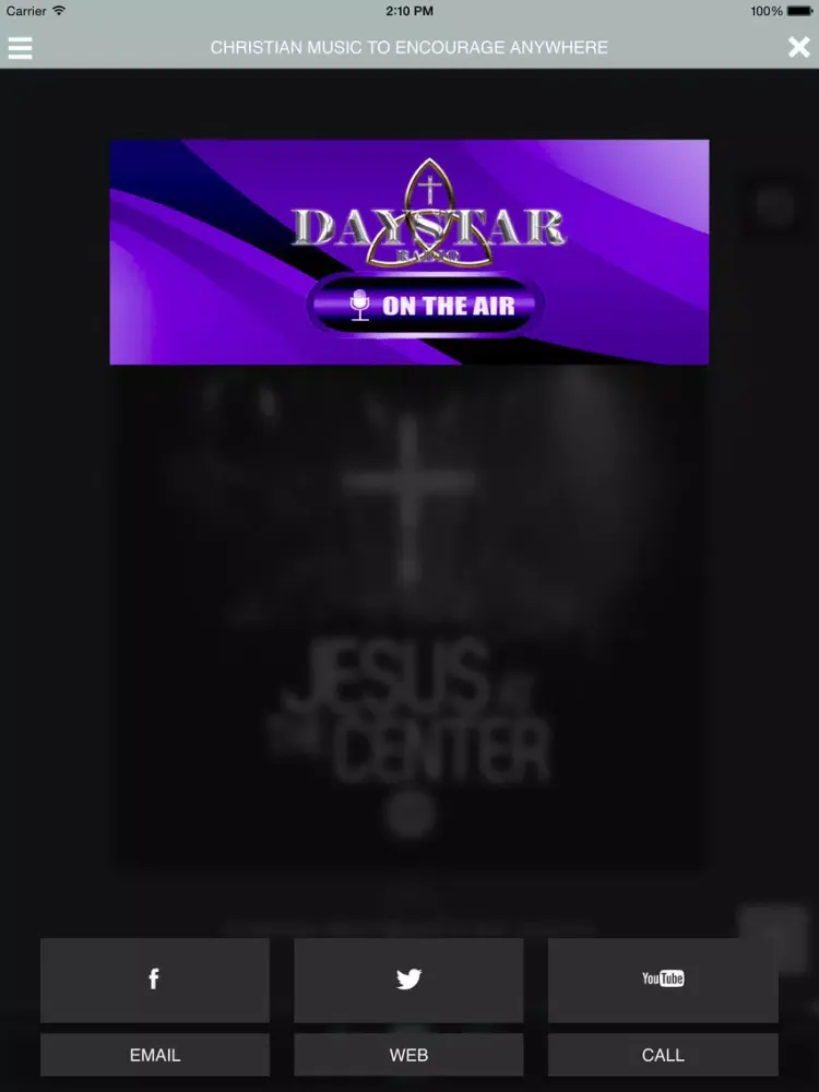 Daystar Radio iPad  سکرین شاٹس