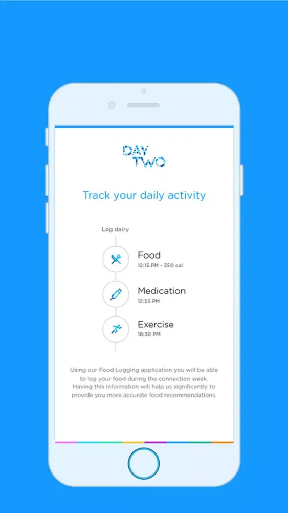 Screenshot di DayTwo Food & Activity Logger