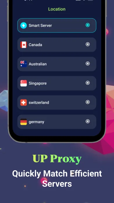 UP Proxy：Location Master سکرین شاٹس