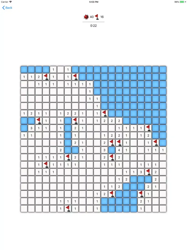 ภาพหน้าจอของ MineSweeper-EveryDayGame iPad 