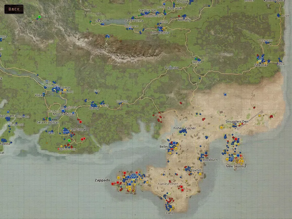 WayZ - Map for DayZ iPad 应用截图