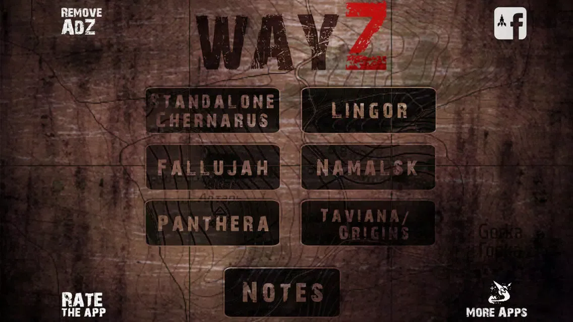 WayZ - Map for DayZ应用截图