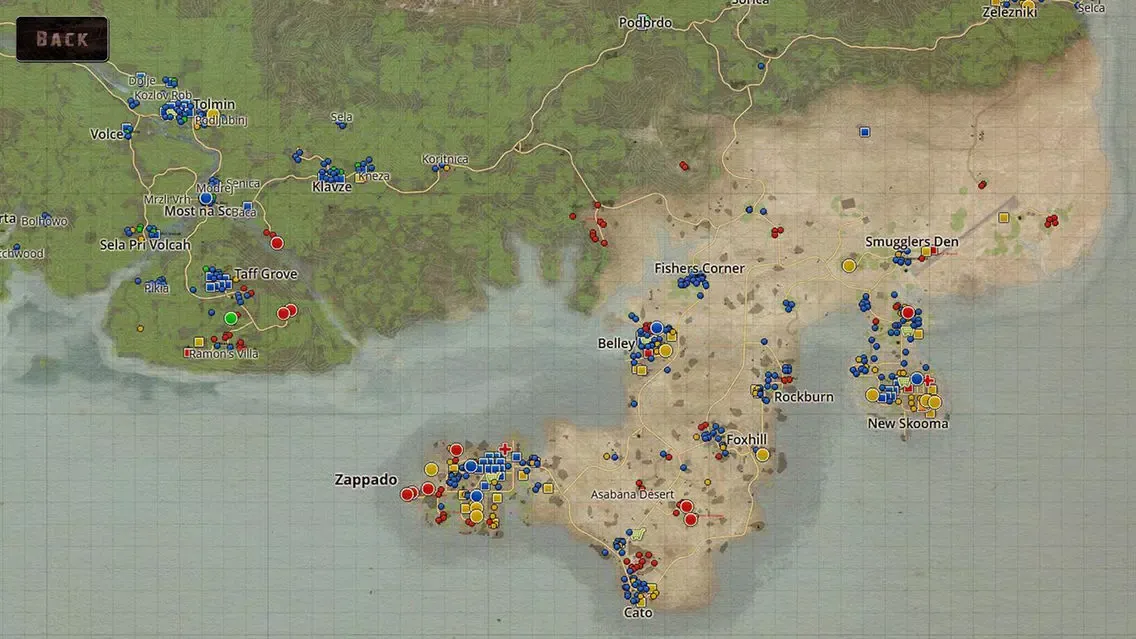 WayZ - Map for DayZ应用截图