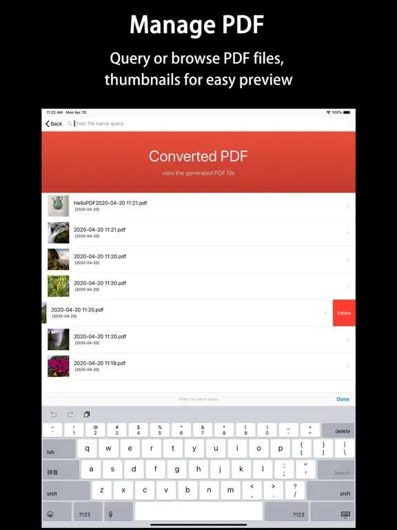 Capturas de tela do HelloPDF-PDF Converter&Scanner iPad 