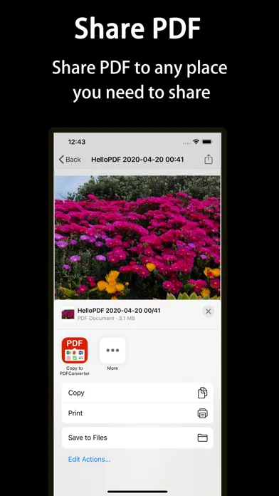 Capturas de tela do HelloPDF-PDF Converter&Scanner