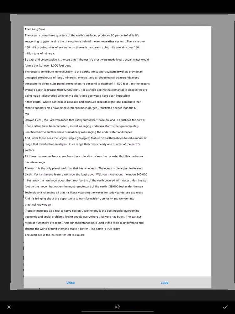 Scan any document Pro iPad 应用截图