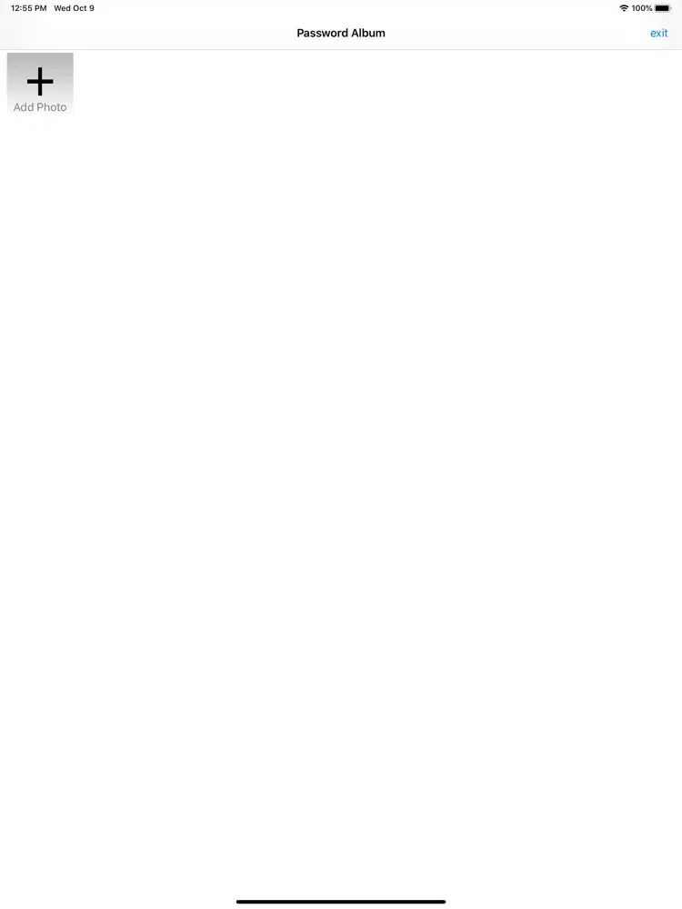 Password Album & Secret Album iPad Screenshots