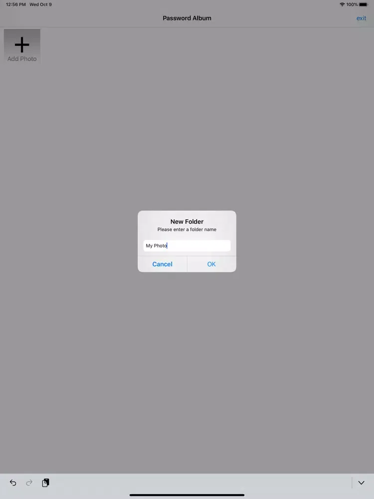 Password Album & Secret Album iPad Screenshots