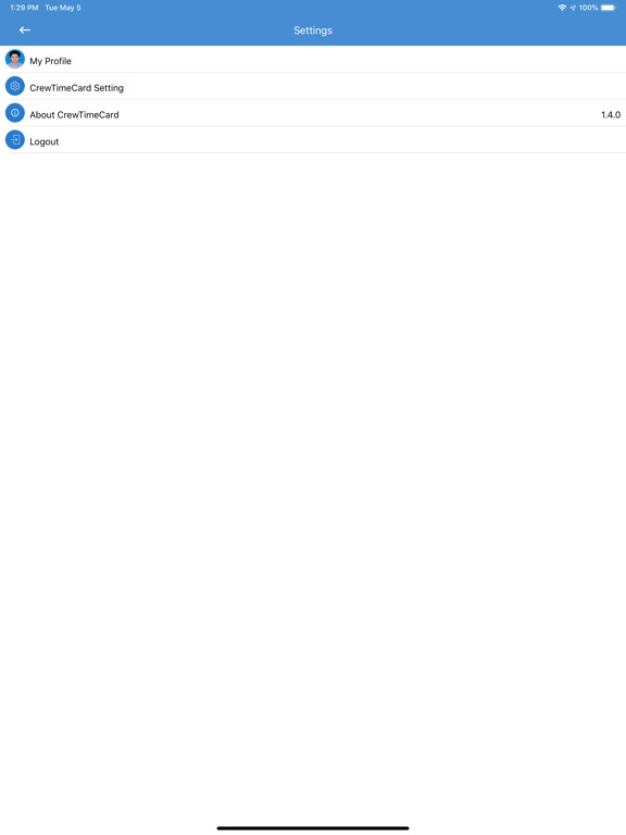 Capturas de pantalla de CrewTimeCard-Location & Beacon iPad 