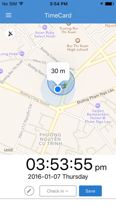 Capturas de pantalla de CrewTimeCard-Location & Beacon