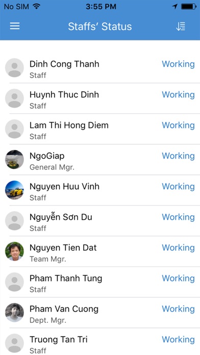 Capturas de pantalla de CrewTimeCard-Location & Beacon