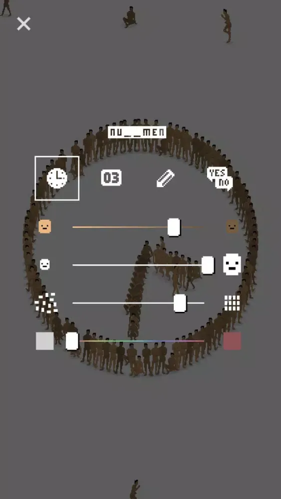 Capturas de tela do NU__MEN