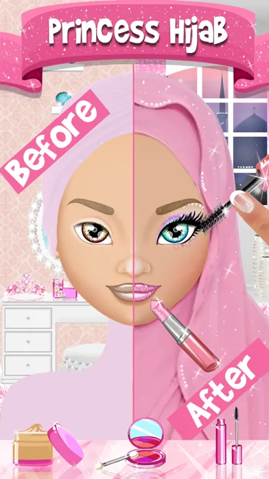 Princess Hijab Makeover Salon (Go Work, Shop etc) Ekran Görüntüleri