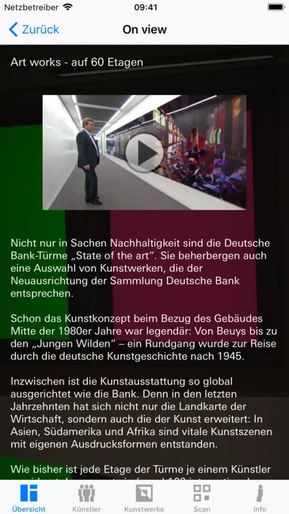 Capturas de pantalla de ArtWorks Frankfurt für iPhone