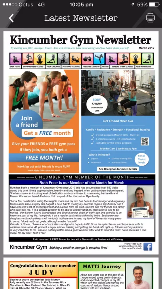 Kincumber Gym Screenshots