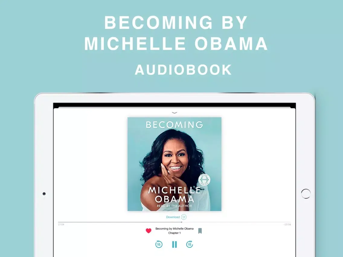 تصاویر Becoming by Michelle Obama iPad 