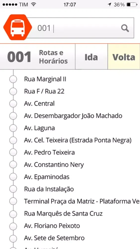 Скриншоты Ônibus Manaus