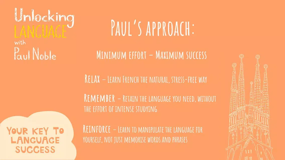 Capturas de tela do Paul Noble language institute