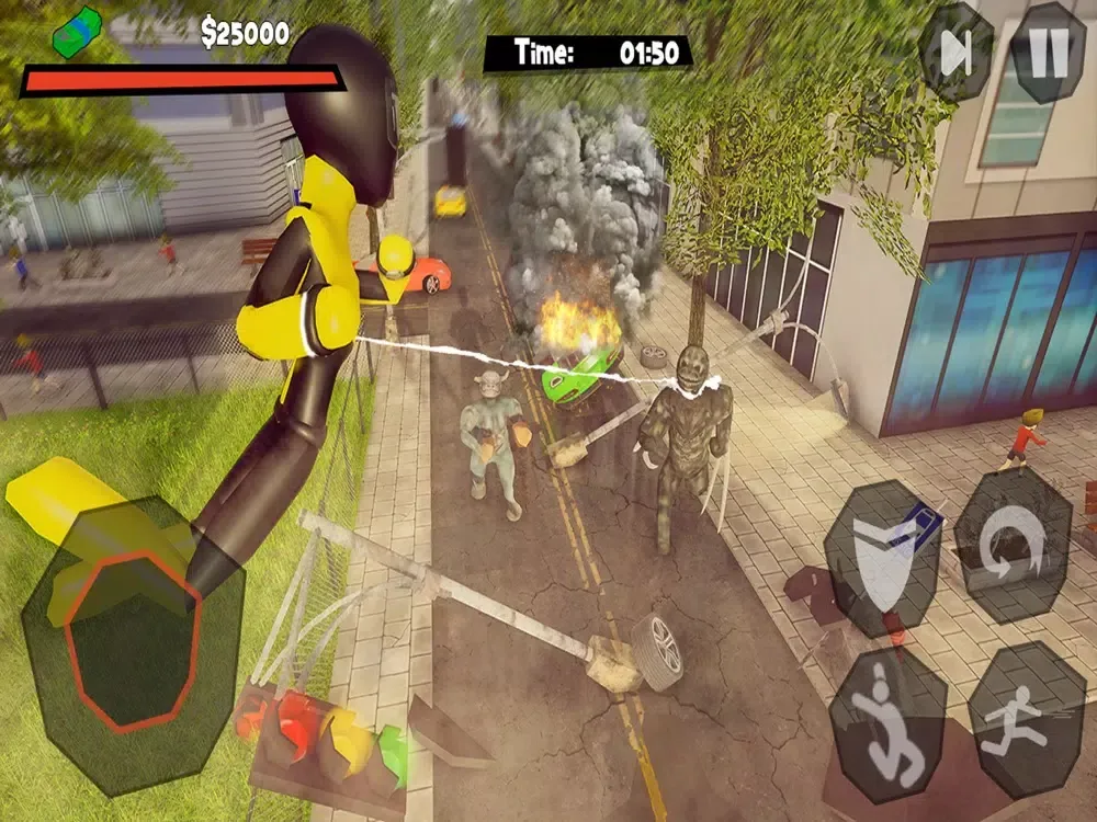 صور Stickman Spider -Rope Hero Sim iPad 