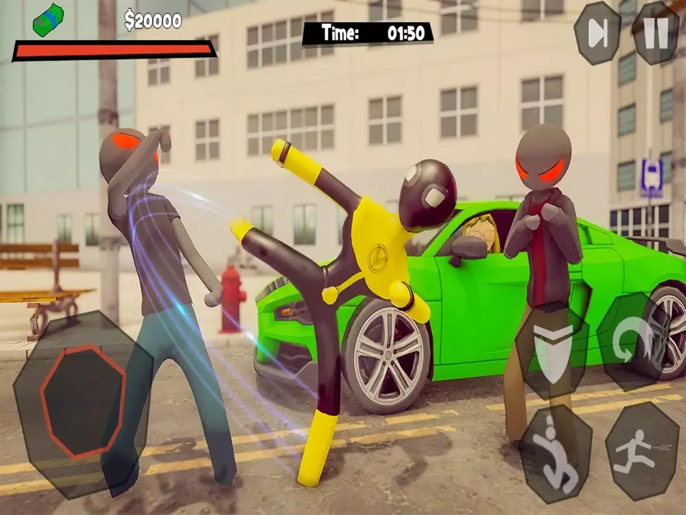 صور Stickman Spider -Rope Hero Sim iPad 