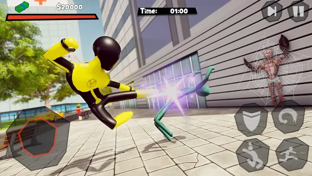 صور Stickman Spider -Rope Hero Sim