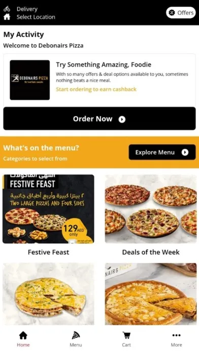Debonairs Pizza UAE Screenshots