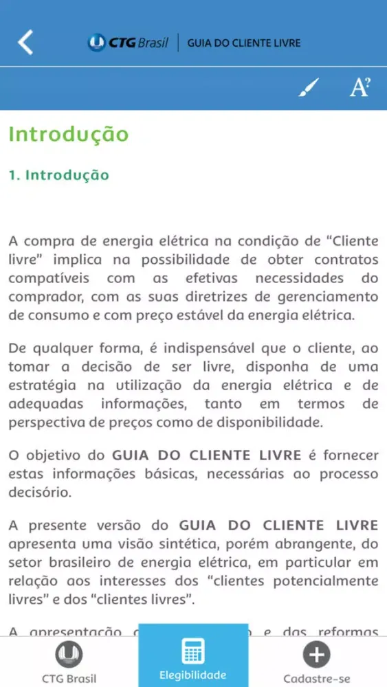 Guia Cliente Livre Screenshots