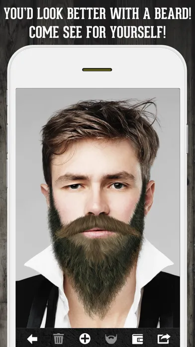 Captures d'écran de Beard Booth Studio
