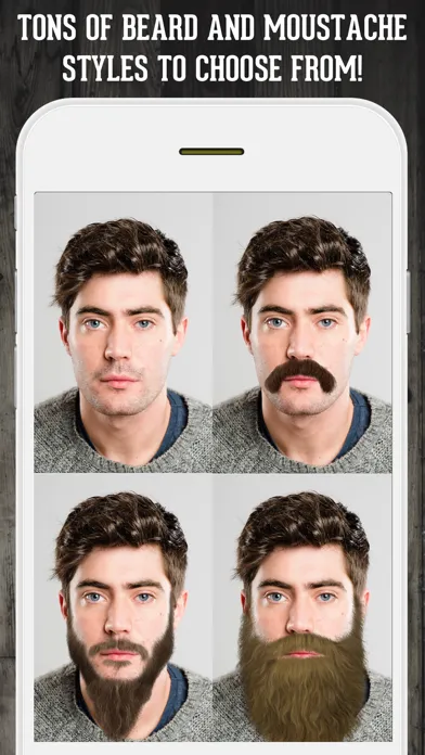 Captures d'écran de Beard Booth Studio