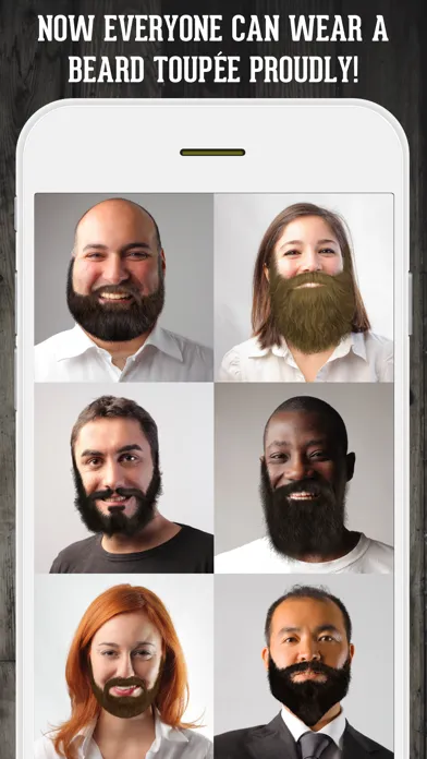 Captures d'écran de Beard Booth Studio