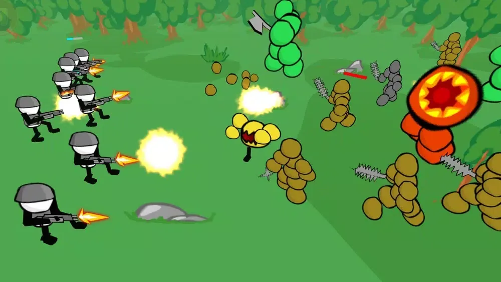 Stickman Gun Battle Simulator سکرین شاٹس