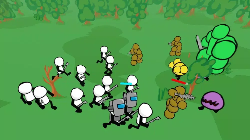 Stickman Gun Battle Simulator سکرین شاٹس