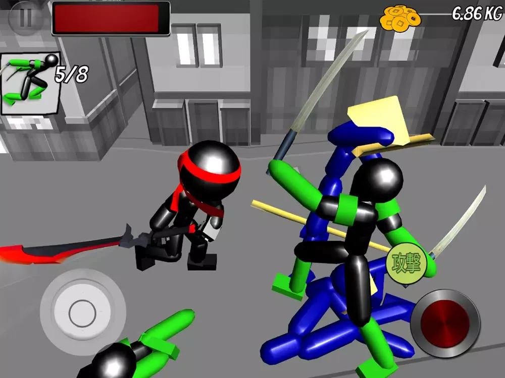 Stickman Ninja Fighting iPad  Ekran Görüntüleri